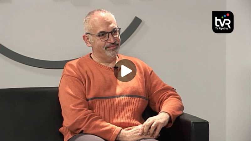 Joaquim Roqué explica els programes de Cinema d'Acció Social del TERRA GOLLUT film festival