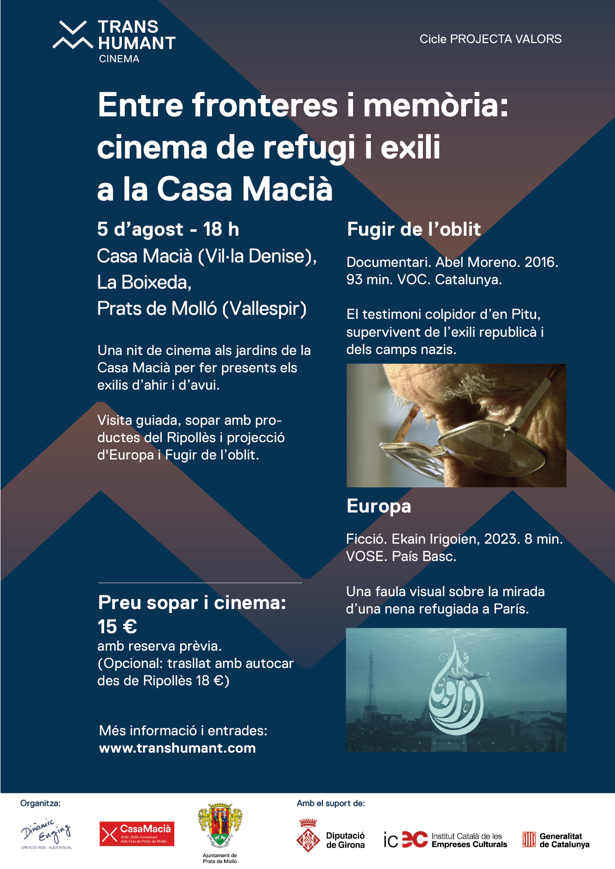 05.08.25 Cinema de refugi i exili a la Casa Macià, Prats de Molló. Visita guiada amb Lluís Puig