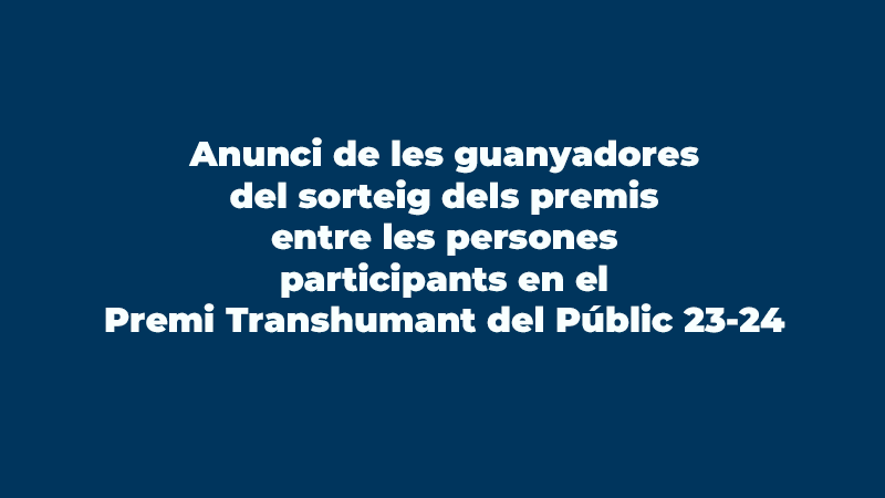 Guanyadores del vot de públic