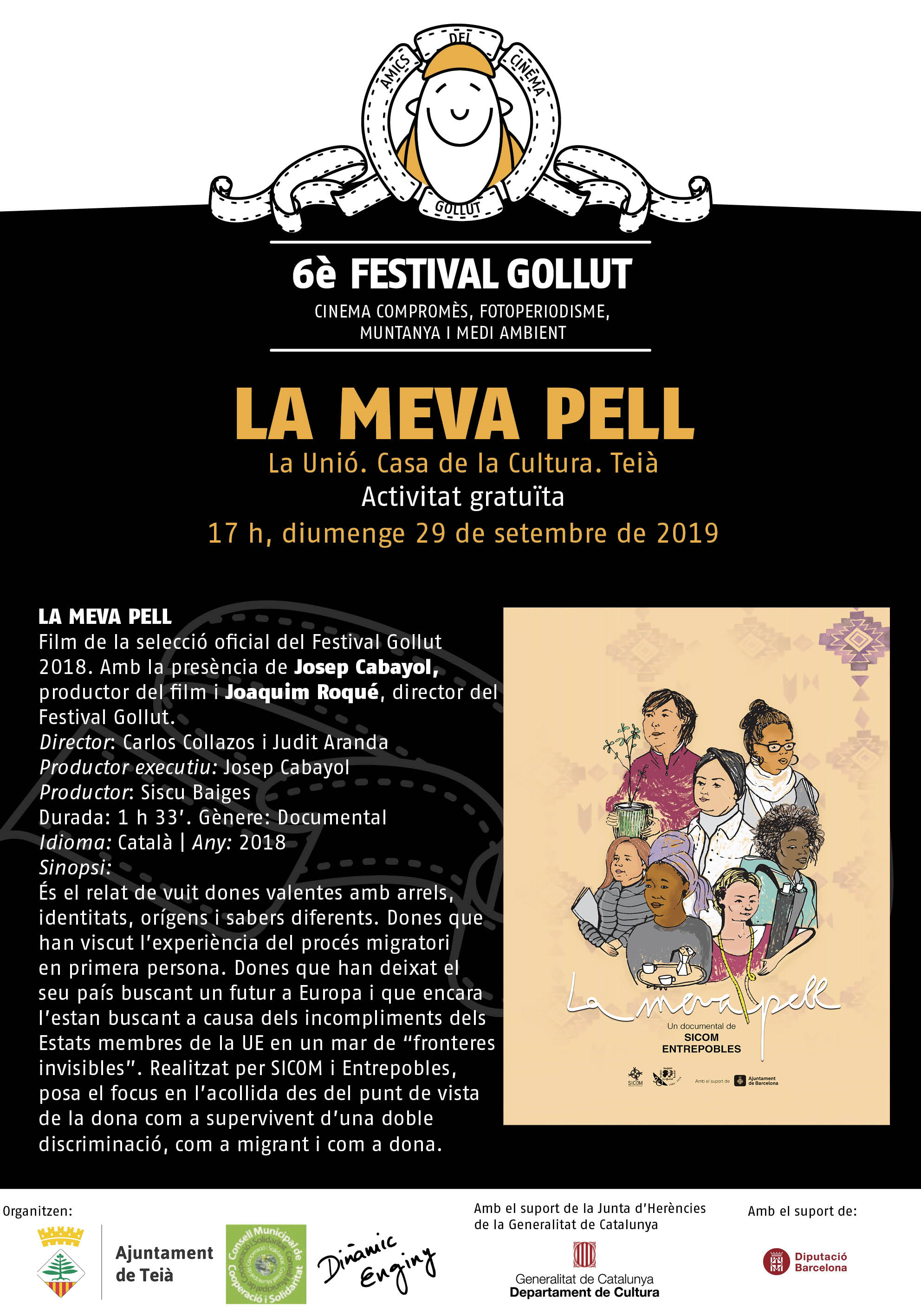 Sessió de Cinema amb valors, La meva pell, a Teià