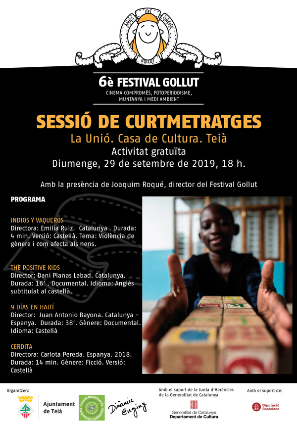 Selecció de curtmetratges de Cinema amb Valors a Teià