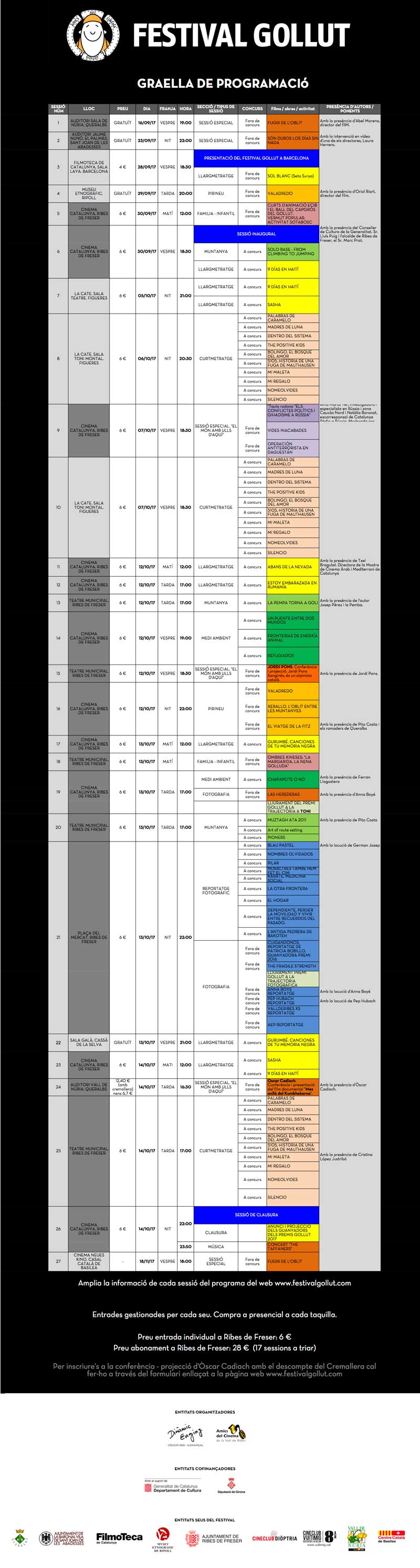 Programa Escaleta 4t Festival·G 1 PAGINA